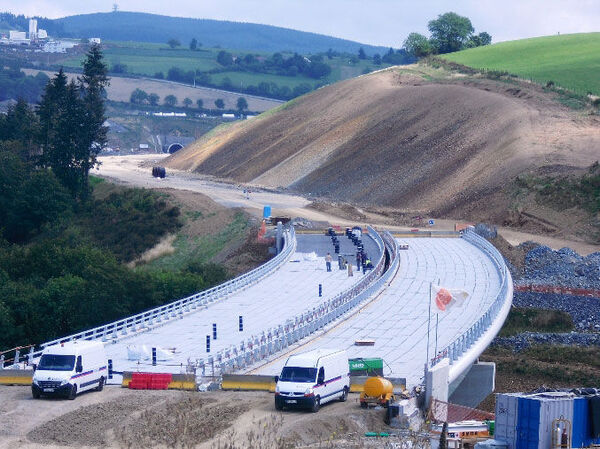 Application d'enrob&eacute; du Viaduc du Rey