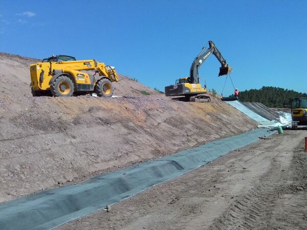 G&eacute;omembrane pour ISDND