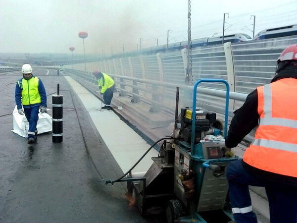 Réparation de l'étanchéité du viaduc Réparation de l'étanchéité du viaduc