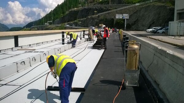 Barrage de Tignes (73) &eacute;tanch&eacute;it&eacute;