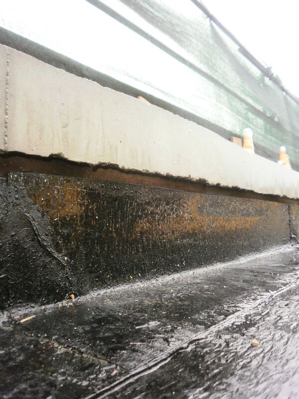 R&eacute;alisation de caniveaux sur ouvrage d'art