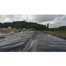 Pose de g&eacute;omembrane centre de d&eacute;chets