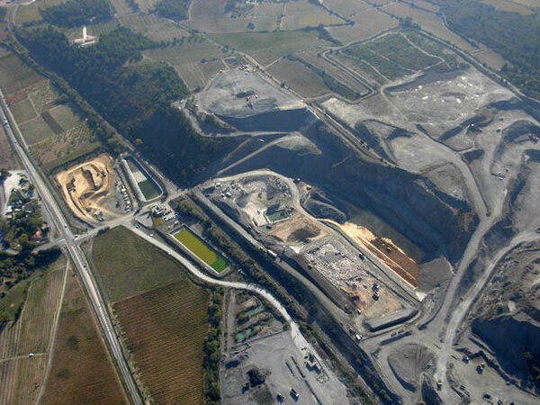 Etanch&eacute;it&eacute; et drainage de 3 casiers au CSDU d'Espira d'Agly (66)