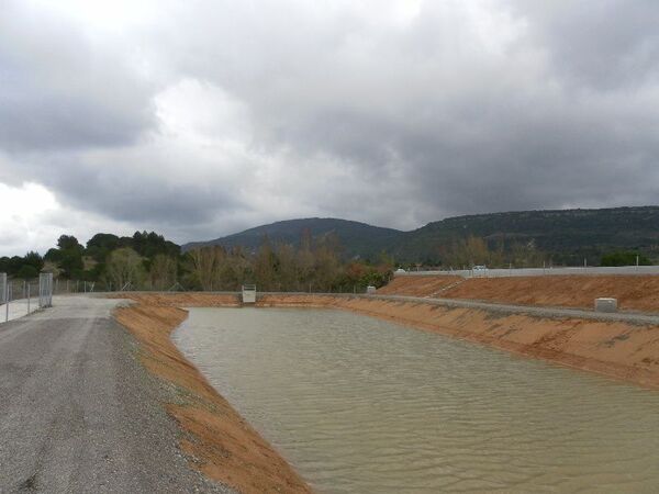 Etanch&eacute;it&eacute; d'un bassin de d&eacute;cantation A61