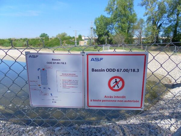 R&eacute;habilitation de 3 bassins de d&eacute;cantation sur A54