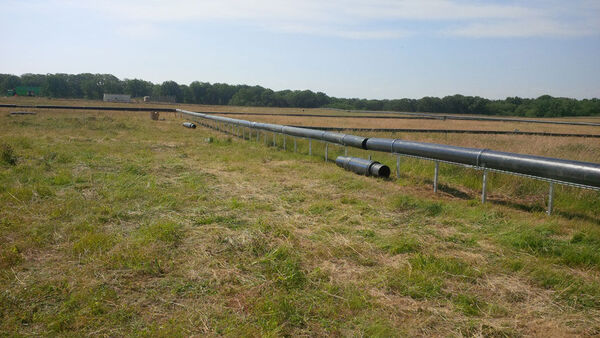 Montreuil-sur-Barse - R&eacute;seau biogaz D315