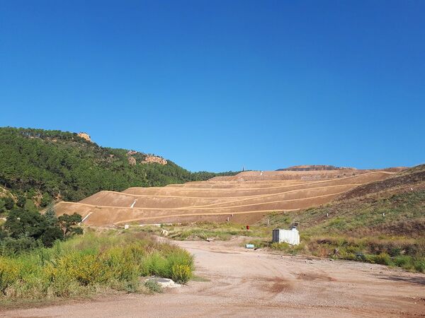 Vue du talus - travaux termin&eacute;s