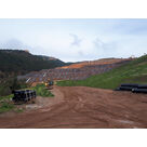 Vue du talus - travaux en cours